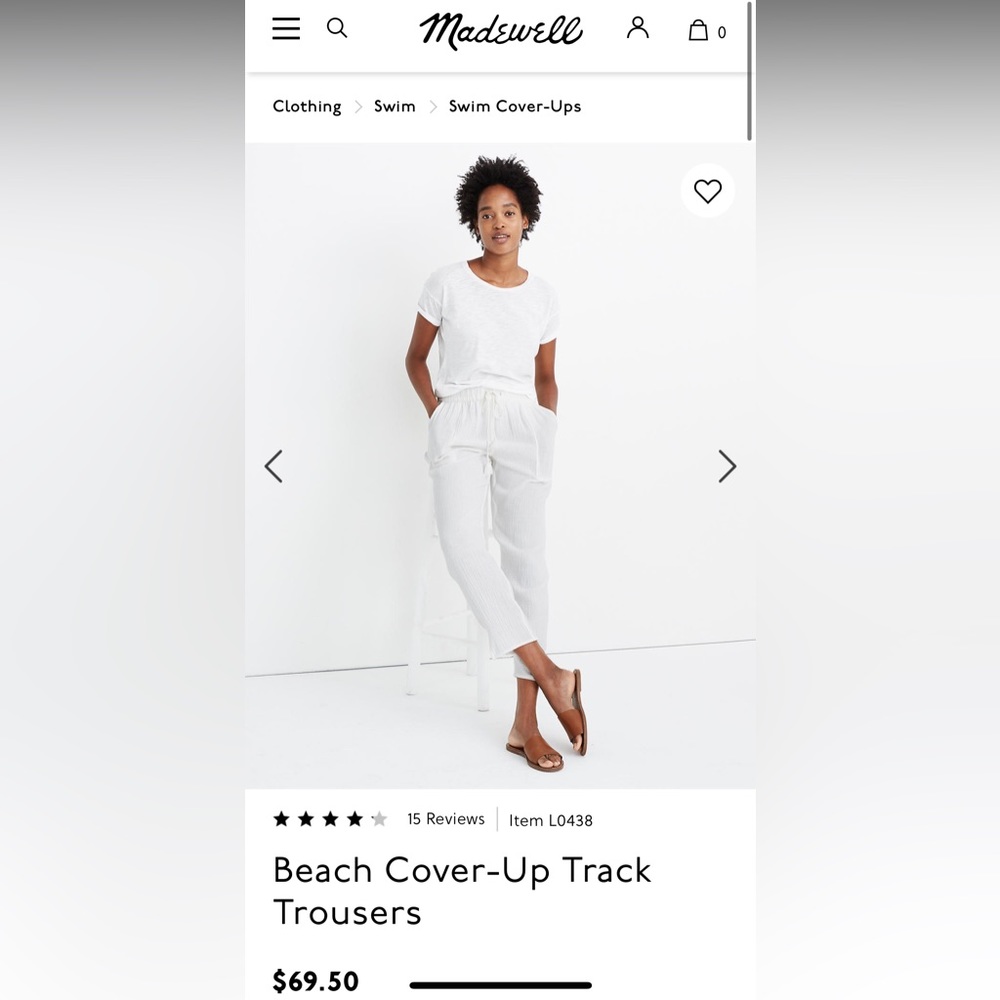 MADEWELL NEW beach vibe soft pants